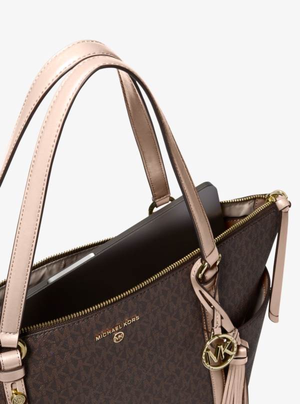 Damske Prenosná Taška Michael Kors Sullivan Large Logo Top-Zip Ruzove - Kabelky Michael Kors Nejlevnejsi | NUAFK-2785